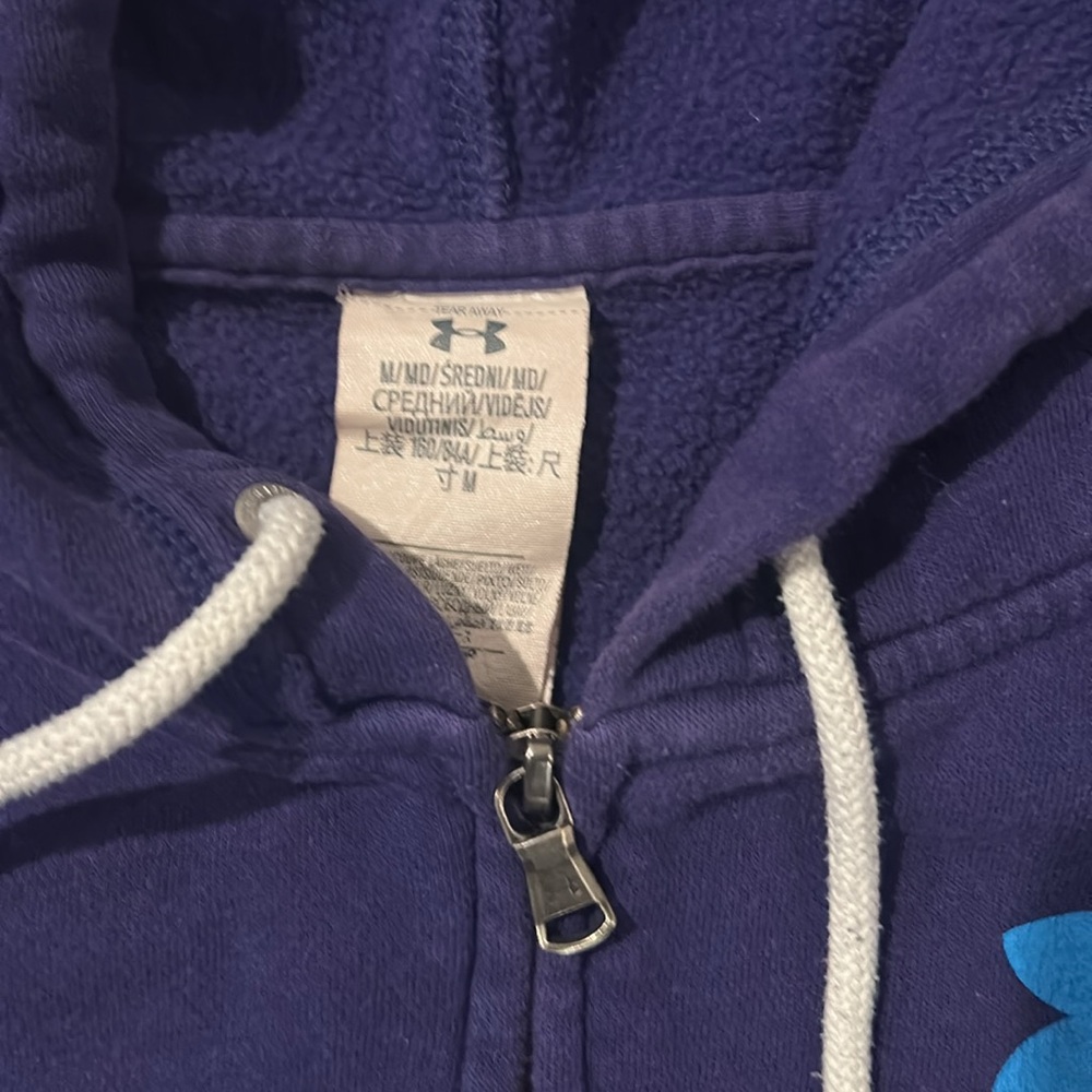 Under Armour Logo Zip Up Hoodie - Picture 2 of 3